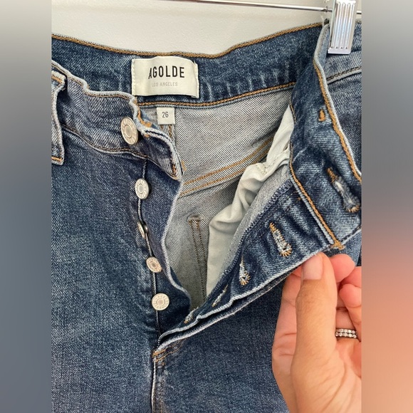 Agolde Blue Ankle & Cropped Jeans - Picture 5 of 11